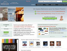 Tablet Screenshot of easy-wishlist.fr